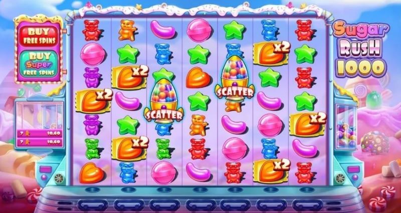 Sugar Rush free slot.