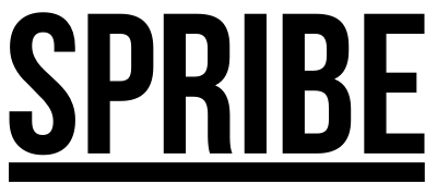 Spribe with a bold, stylized black logo.